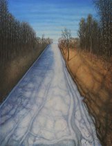 Seven Views of Monastyrka River. Last Snow